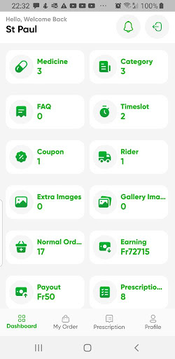 Presso Pharma Store Screen 2