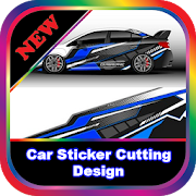 car sticker cutting design