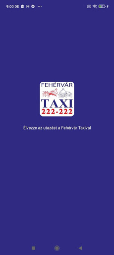 Android application Székesfehérvár Taxi screenshort