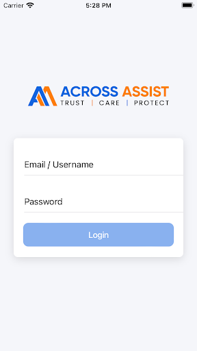 Android application Across Assist - Retailer App screenshort