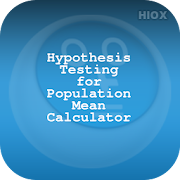 Hypothesis Testing Calculator