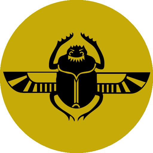 Senet an ancient Egyptian game logo