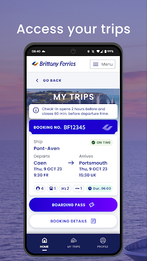 Brittany Ferries Screen 2