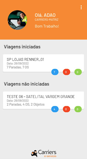 Carriers Driver 2.0 Screen 2