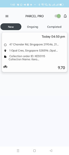 DeliveryMaster Drivers Screen 3