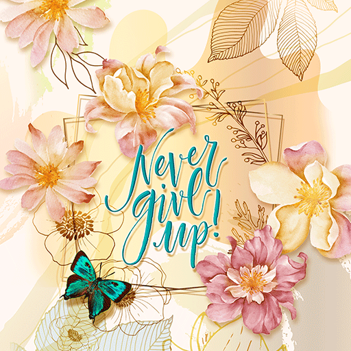 Gold Flowers - Wallpaper logo