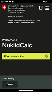 NuklidCalc Unknown