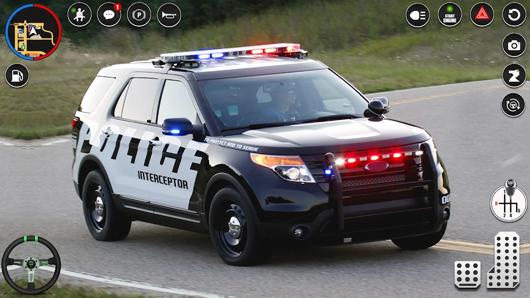SUV Police Car Chase Cop Games