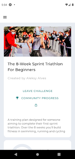Android application Move Fitness screenshort
