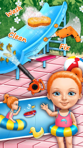 Sweet Baby Girl Cleanup 4 - House, Pool & Stable 4.0.10014 Screenshots 4