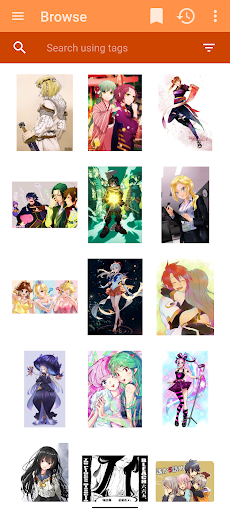 Android application Sankaku Collection screenshort