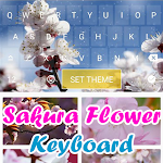 Cover Image of Tải xuống Sakura Flower Keyboard Theme 1.0 APK