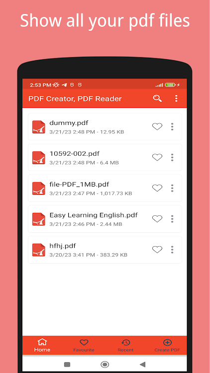 PDF Reader - View and Creator - 1.09 - (Android)