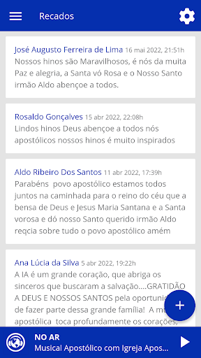 Rádio Apostólica Web Screen 3