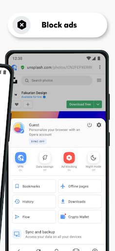 Opera Browser Fast Private APK 74.1.3922.71268 (Ad Free) Android