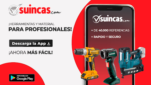 Android application Suincas Ferretería Industrial screenshort