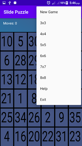 Slide Puzzle Screen 2