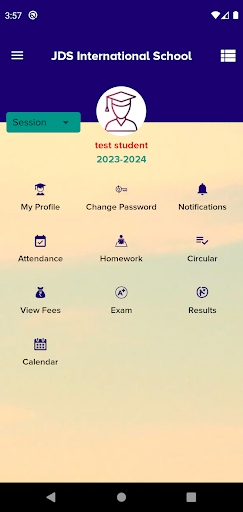 Android application JDS International School screenshort
