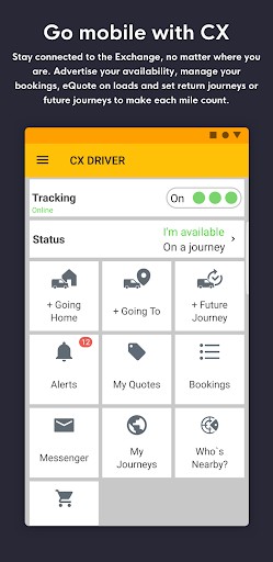 Android application Courier Exchange screenshort