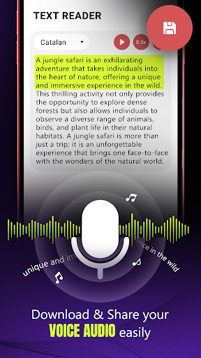 Text Reader: Text to Voice Screenshot 3 - AppWisp.com