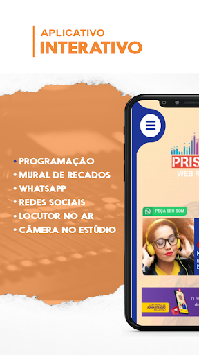 Prisma Web Rádio Screen 2