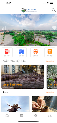 Android application Du lịch Gia Lâm screenshort