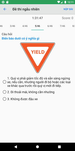 Ôn Thi Bằng Lái Xe California Screen 3