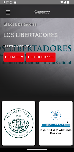Android application Los Libertadores Play screenshort