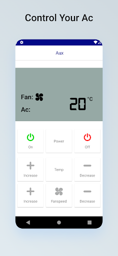 Remote For Aux AC Screen 2
