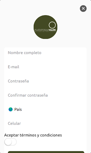PlataformaValor Screen 2