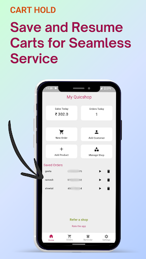 QuicShop SELLER Screen 3
