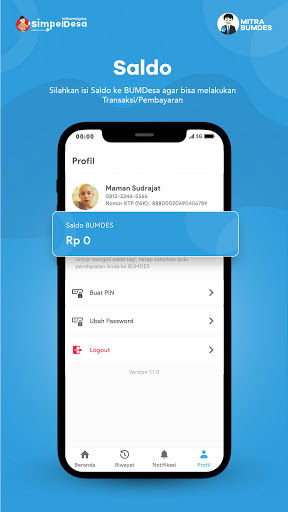 Mitra BUMDes Simpeldesa Screen 3