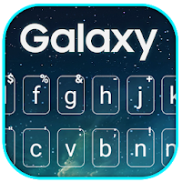 Тема для клавиатуры Simple Galaxy