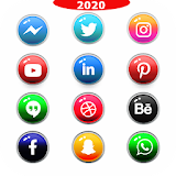 All Social Media: All Social Networks in one app icon