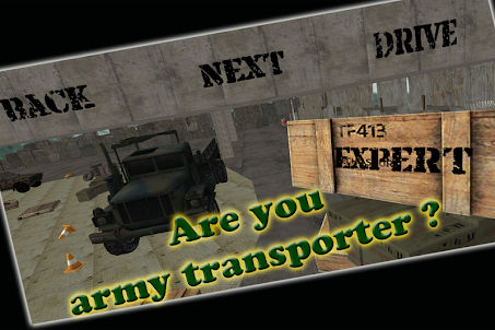 exército camionista 3D