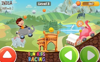 Kids racing game - fun game
