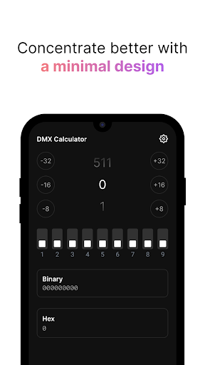 Android application DMX (DIP Switch) Calculator screenshort