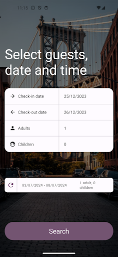Android application Chugunov Hotels screenshort