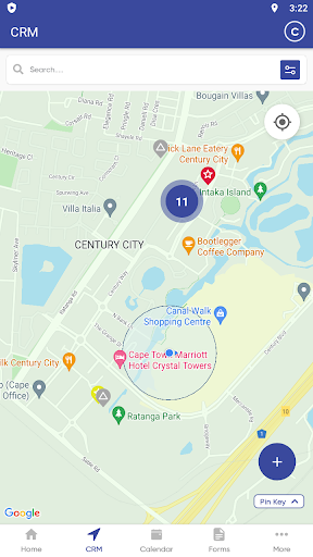 Android application Touch-Points screenshort