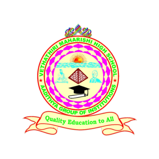 Vethathiri Maharishi HSS logo