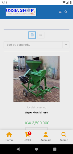 USSIA ONLINE SHOP Screen 3