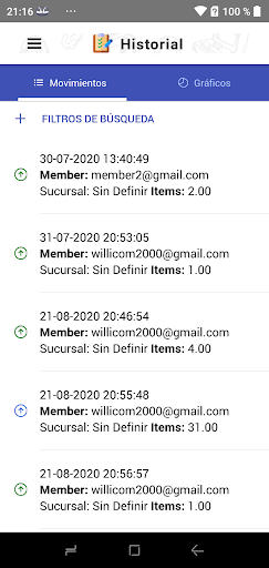 Inventario Online Screen 3