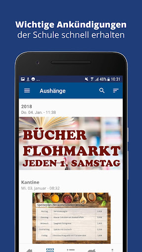 Android application IHK SchulApp screenshort
