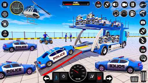 Android application Police Car Transport Truck screenshort