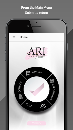Android application Ari Tax & Financial Service screenshort