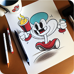 How To Draw Cup Character