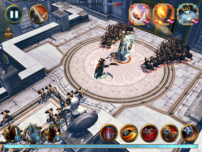 Olympus Rising: Strategiespiel Screenshot