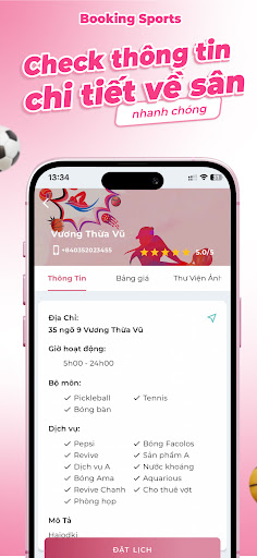 Booking Sports screenshot 3