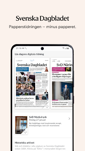 Android application eSvD screenshort