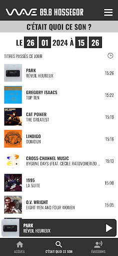 Wave Radio Screen 2